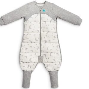 Love to Dream Sleep Suit - Gray and White 3T